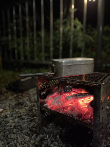 山水徳間の里キャンプ場 - 飯盒（2025-11-01）