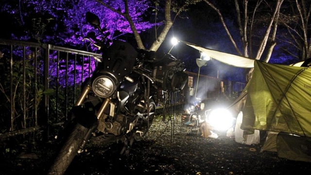 山水徳間の里キャンプ場 - CB250R（2025-11-01）