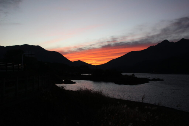 河口湖 - SATOMIYA - 夕日に染まる河口湖（2025-11-02）